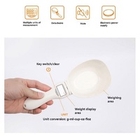 Karma dla zwierząt domowych skala pomiar elektroniczny narzędzie nowy pies kot miska dla zwierząt łyżka do mierzenia waga kuchenna cyfrowy wyświetlacz 250ml 2
